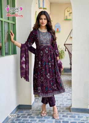 Mystic9 black beauty vol 7 wholesale printed kurti
